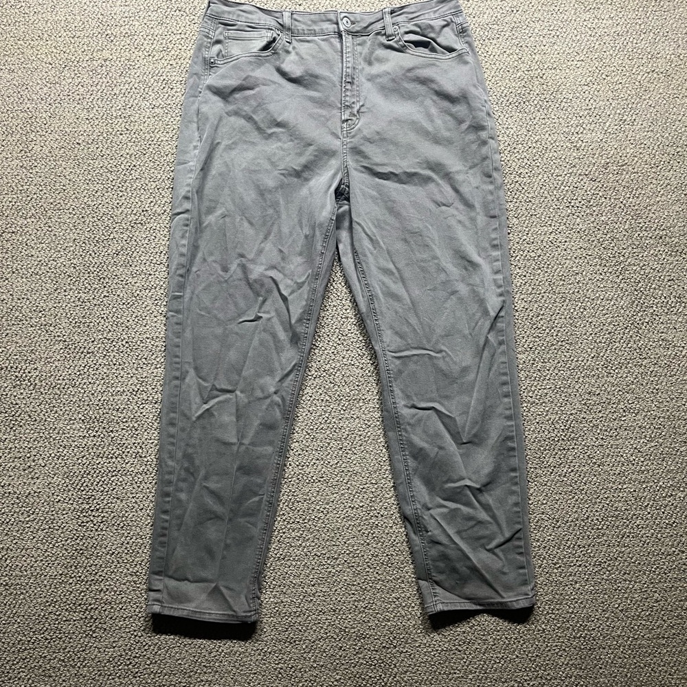 American Eagle Outfitters Gray Chinos Relaxed Fit